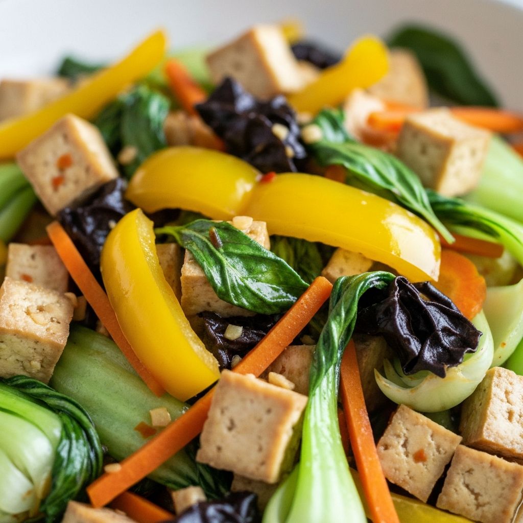 Spicy Basil Tofu